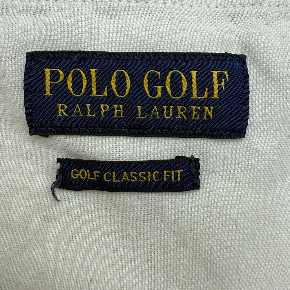 Polo Golf Ralph Lauren Men's Khaki Cotton Twill Golf Classic Short Crest Logo 42